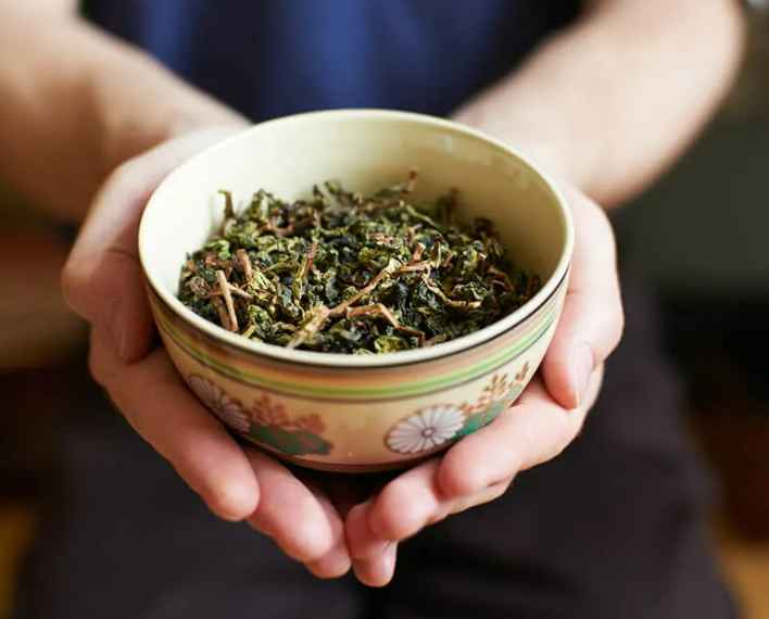 Maokong tea house with mountain view