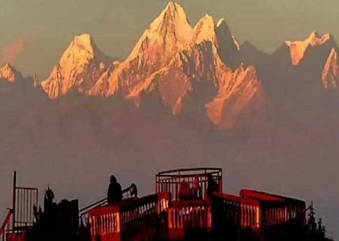Himalaya peaks from Nagarkot
